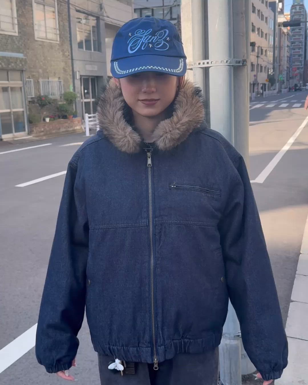 SEQUENZ（シークエンズ）】FUR DENIM HOODIE JKT / デニム ジャケット