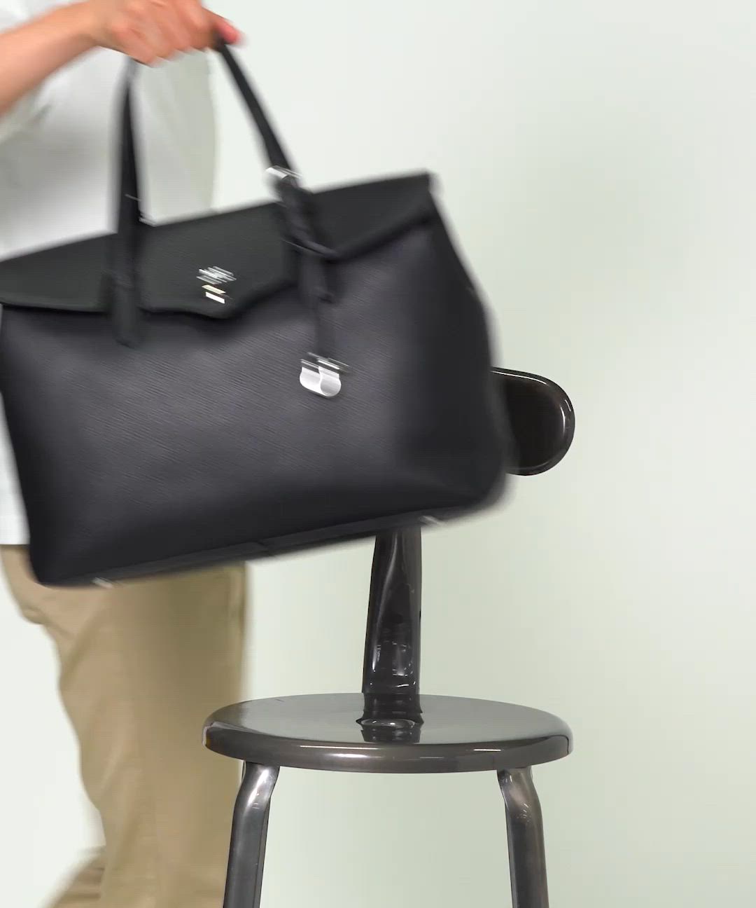 FARO × BEAMS F / 別注 FRATELLI レザー フラップ トートバッグ