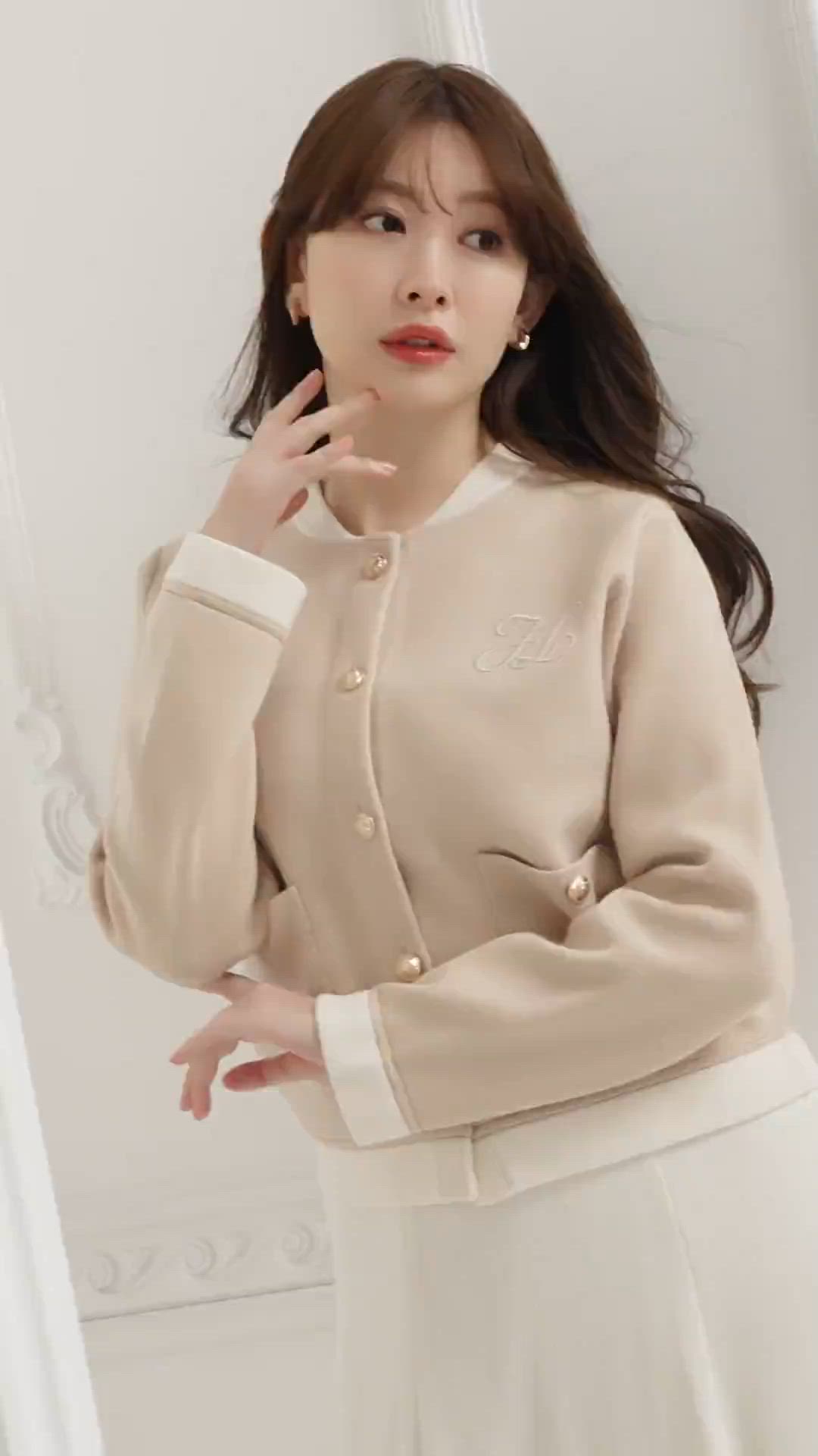 HLT Logo Knit Varsity Jacket（その他アウター）｜Her lip to（ハー