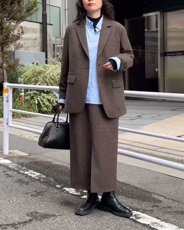 Fredy emue ツィードオーバージャケットコート 未使用】fredy emue／ツィードオーバージャケットコート 【公式通販】