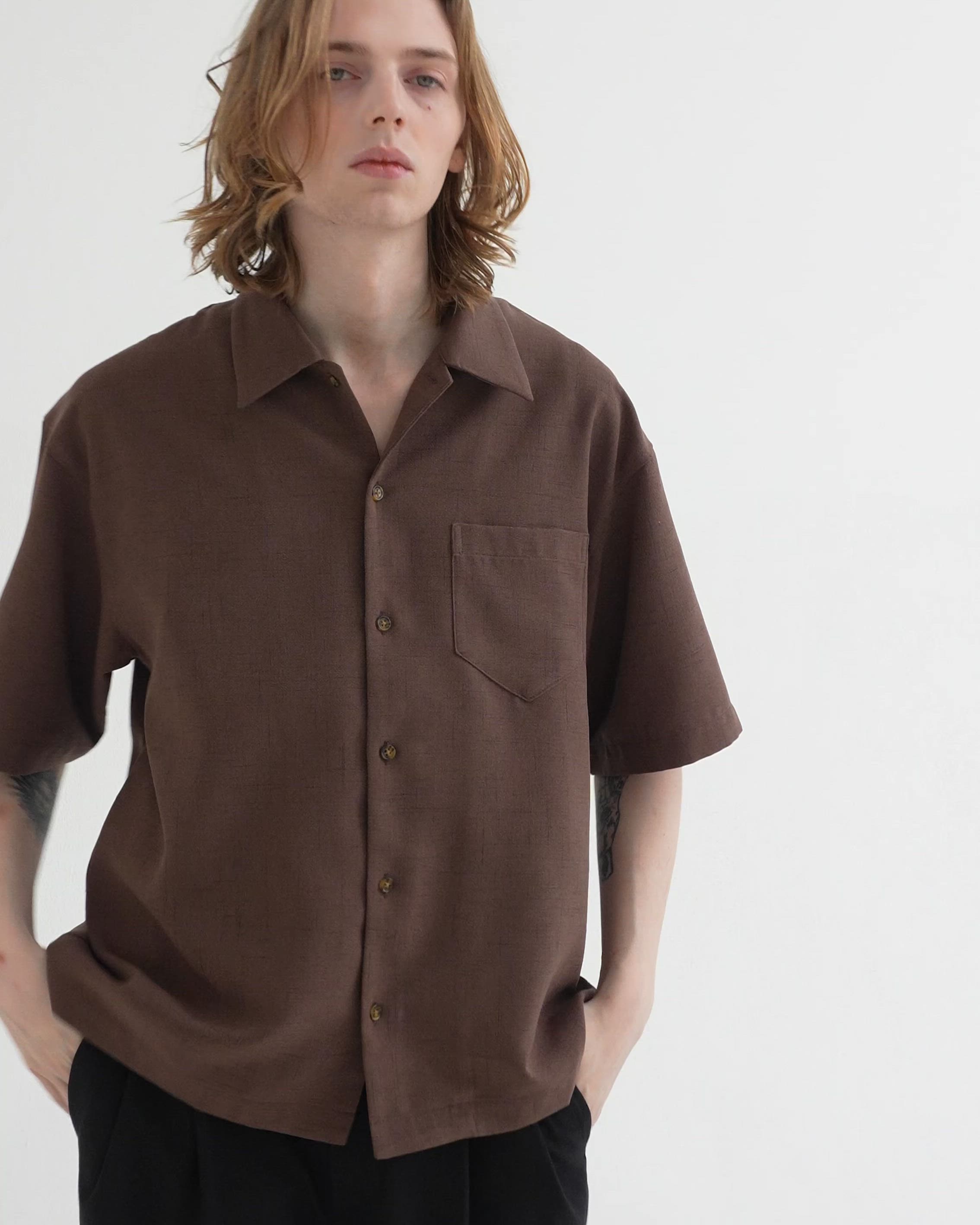 Parts Lab.】Summer Linen-like Short-sleeved Shirt / リネンライク