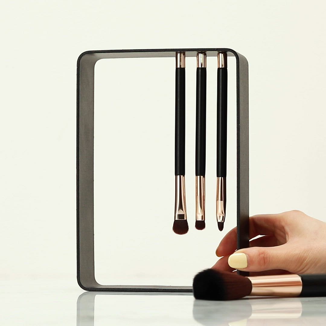 フェネート マグネティック メイクアップブラシセット ブラック（5本組