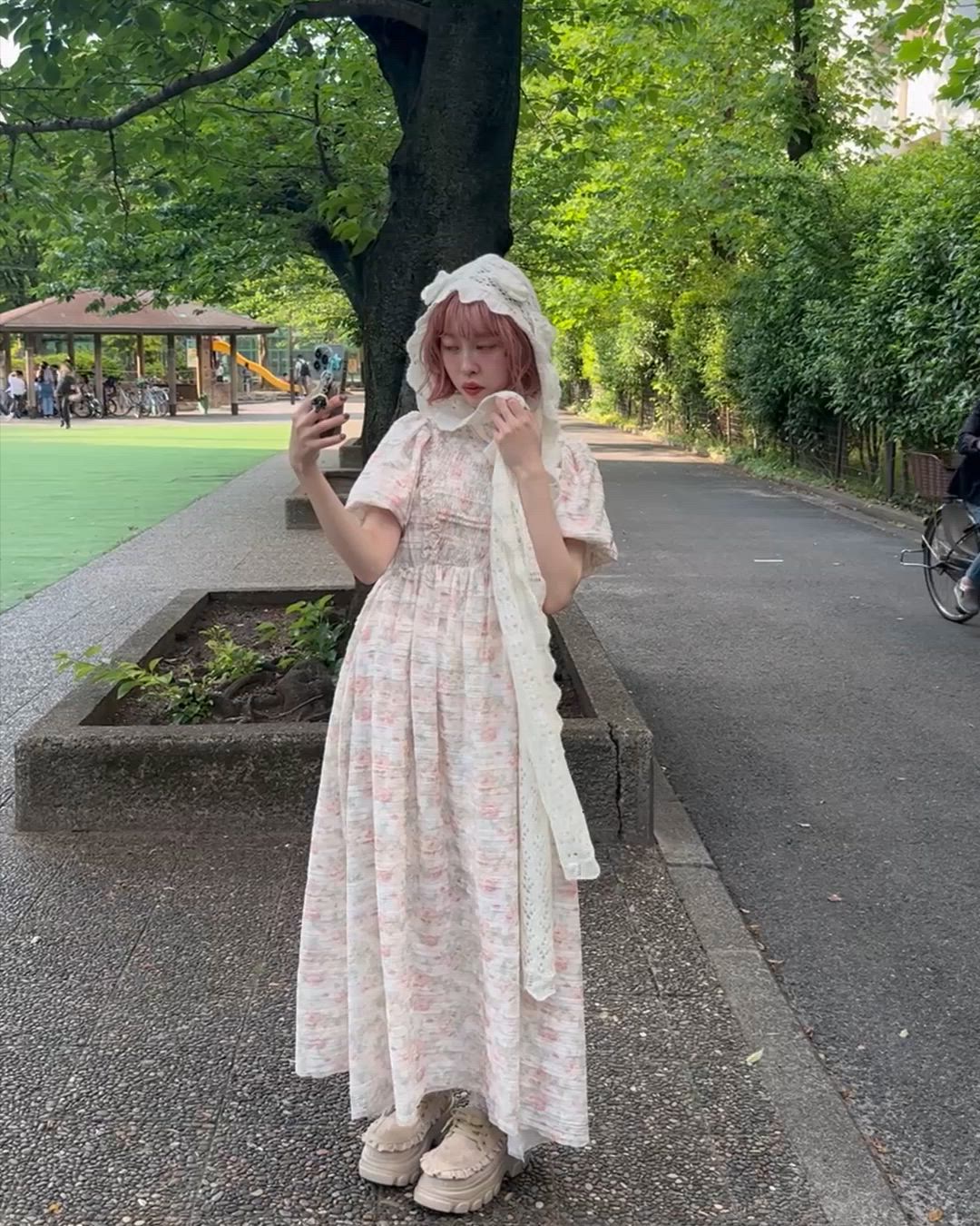 merry jenny vintage flowerワンピース セール】vintage flowerワンピース（ワンピース）｜merry jenny